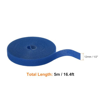 HARFINGTON Garden Plant Tape 16.4ft 1/2" Reusable Ties Strap Blue - color: Blue, size: 16.4ft x 1/2"