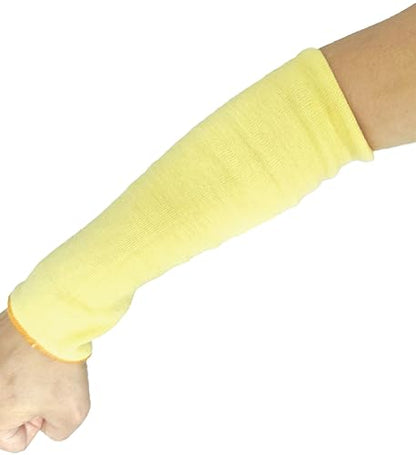 G & F PRODUCTS 100% Kevlar fiber by DuPont Cut Resistant Knit Sleeve, Sold by 6-piece pack - color: Cut Level 3 No Thumbslot 12 Inch