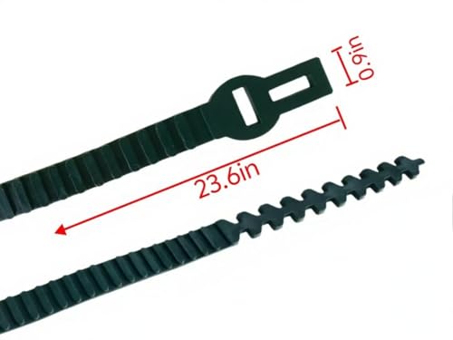 Tree Ties for Support Tree Support Straps Green, 23.6 Inch, 5pcs