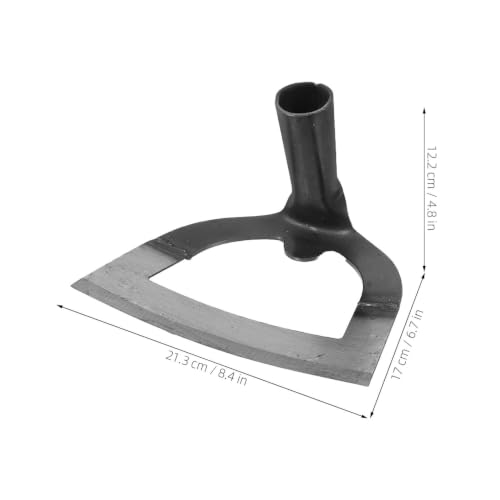 BESPORTBLE Hollow Hoe Garden Tool 8.38 X 6.69 X 4.80 in Hand Hoe for Weeding Soil Loosening Ditching Sowing Tillage Backyard Gardening Agriculture - size: 21.30X14.00X12.20CM