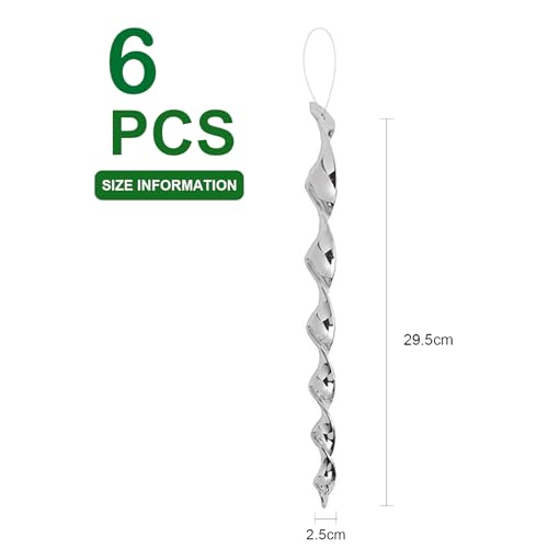 Woodpecker Deterrent for House, Wind Driven Rotation Reflective Scare Rods for Outside Garden and Yard, Outdoor Garden Décor (6PCS)