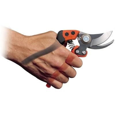 Bahco BAHPX-M2-L ERGO Medium Left-Hand Bypass Pruning Shears, 3/4" Cut Cap - size: Medium - Left Handed, style: #2 Blade