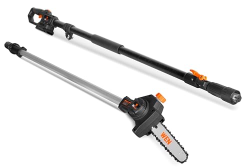 WEN 20V Max Cordless Brushless 8 Inch Pole Saw (Tool Only – Battery and Charger Not Included) (20759BT) - style: 8-inch Cordless (Tool Only)