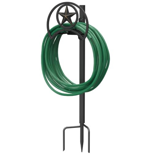 Garden Hose Holder Freestanding Holds 125-Feet of 5/8-Inch Hose Heavy Duty
