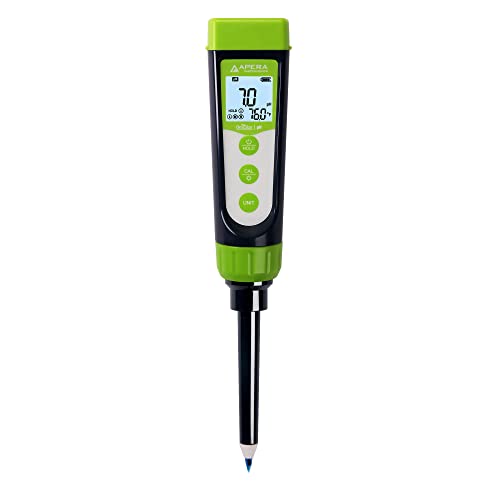 Apera Instruments AI102G GroStar Series GS2 Soil pH Pen Tester Kit for Direct Soil Test and Nutrient Solutions Test with Replaceable Swiss Spear pH Probe, Gen II - style: Soil pH