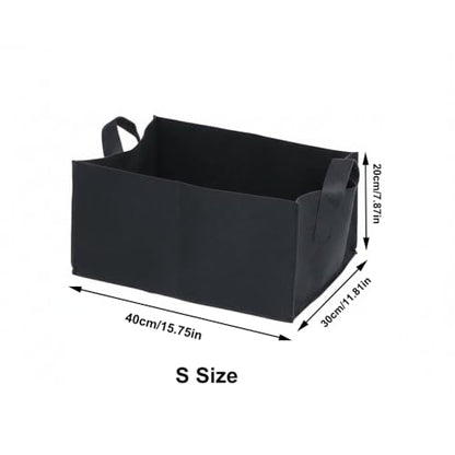 Grow Bags with Handles, Breathable Fabric Raised Garden Bed Planters for Vegetables, Flowers, Tomatoes, Potatoes and Outdoor Garden Planting(S) - size: Small