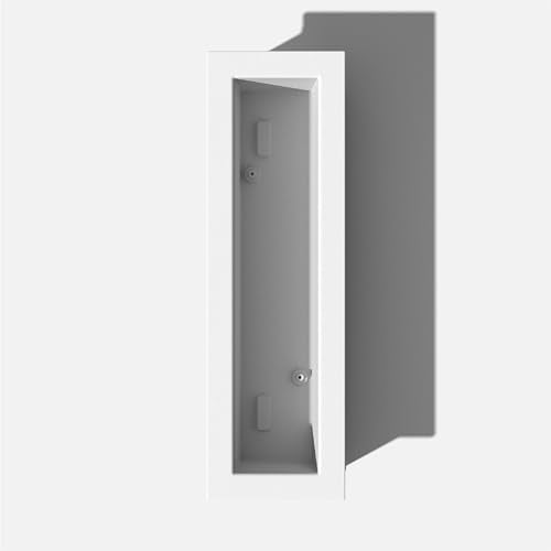 Veradek Brixton Series Window Box Planter - Rectangular Outdoor Planter - color: White, size: 11"H x 11"W x 36"L