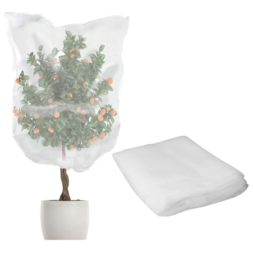 SooGree Garden Mesh Netting - Durable, All - Purpose Protection Ultra-Light Insect Barrier Netting Fine Mesh Plant Cover Bird, Pest, Insect Protection for Vegetables, Fruits & Flowers (39'' x 59'')