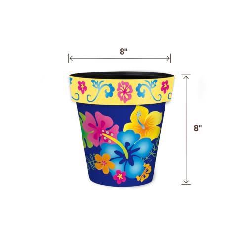 Briarwood Lane Spring Planter 8.5" x 8.5" x 8.5" Hello Sunshine Small for Spring Planter