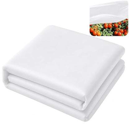 DECOHS 40 x 10 Ft Plant Sun Protection Cloth, Garden Plant Shade Cloth, Non-Woven White Light Refraction Sunshade Fabric for Protecting Plants Vegetable Rows from Direct Sunlight - color: 10 x 40 Ft-1pcs