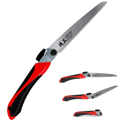 KAKURI Japanese Folding Saw for Woodworking 8-1/4", Foldable Hand Saw - color: Japanese Folding Saw (Woodworking)