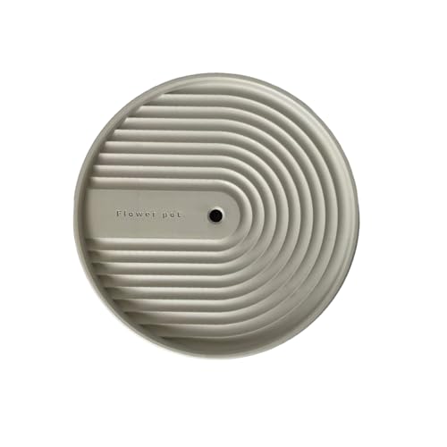 Rolling Plant Caddy with Hidden Drain Reservoir