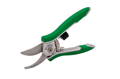Dramm ColorPoint Stainless Steel Compact Garden Pruning Shears, Hand Pruner, Garden Clippers, with Heavy Duty Blade and Easy grip Handle, Green - color: Green, style: Classic