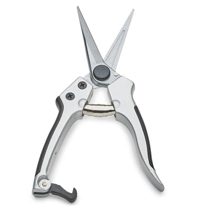 Pruning Shears - Garden Scissors Florist Snips - 2.5” Blades - Flower Scissors for Cutting Fresh Flowers, Trimming, or Harvesting Herbs or Fruit - Pruners for Gardening Tools by Kings County Tools - style: Flower Pruner