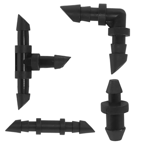 Murtenze 150 Pack Drip Irrigation Fittings Kit, 1/4 Inch - size: Drip Fittings Set-150P