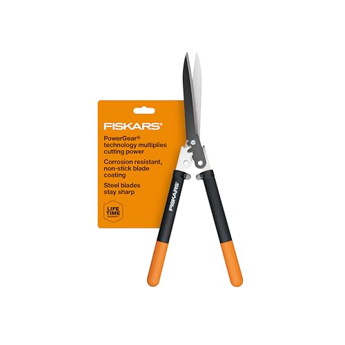 Fiskars 23" PowerGear Garden Hedge Shears, 10" Stainless Steel Blades - style: 23" PowerGear