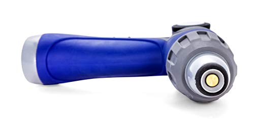 Camco 20’ Coiled Water Nozzle with Adjustable Spray Pattern Kit – Hose Design Prevents Kinking and Tangling, for Car Washing and Gardening (41980) - style: 20' Coiled Water Hose Kit