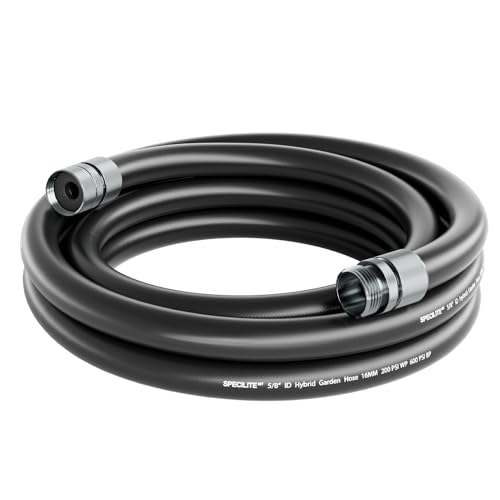 SPECILITE Garden Hose 5 ft x 5/8 in, Custom-Length Flexible Water Pipe - size: 5FT