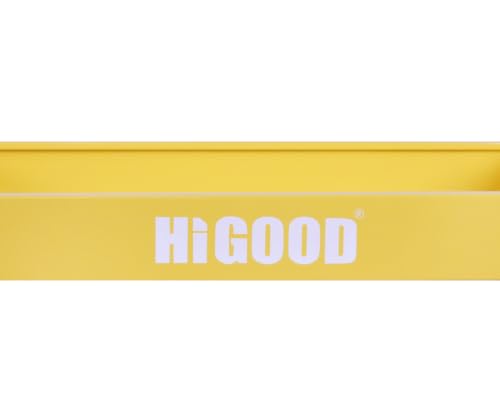 Heavy Duty Service Utility Cart,2 Shelf Steel, 800-Pound Capacity, 35.6 x 18.1x38-Inch Yellow - color: Yellow
