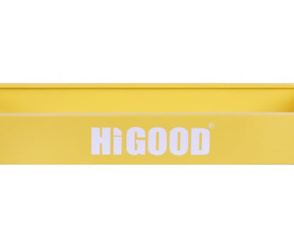 Heavy Duty Service Utility Cart,2 Shelf Steel, 800-Pound Capacity, 35.6 x 18.1x38-Inch Yellow - color: Yellow