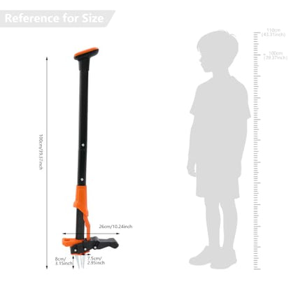 Stand up Weed Puller Tool, Adjustable Weeder Tool, Manual Weed Puller
