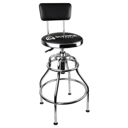 Olympia Tools 82-738 Adjustable Hydraulic Work Stool, Black - style: L - Shaped
