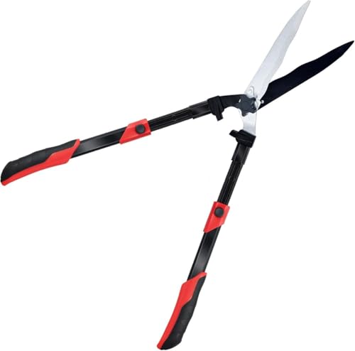 26"-32" Extendable Hedge Shears, Telescopic Garden Clippers with Sharp Wavy Blades for Trimming Hedges & Shrubs - color: Telescopic Hedge Shears