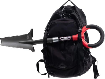 Root Slayer 22411 Mini Digger Garden Shovel, Serrated Blade, Red - color: Red, size: Small