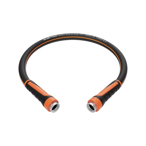 Giraffe Tools Garden Hose 5/8", 3ft Short Leader Hose - size: 3FT Female to Female