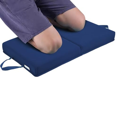 Gardening Knee Pads, Large Knee Pads for Gardening, Kneeler Pad, Thick Garden Knee Pad,Repairing-Floor Knees Mat for Prayer, Fitness, Yoga, Gym & Pilates(Blue) - color: Blue