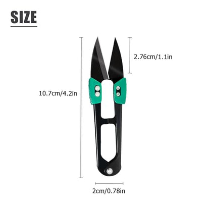 4pcs Modern Carbon Steel Scissors, Fabric, Yarn, Thread Cutter, Embroidery, Knitting, Sewing, Garden, Bonsai - color: 4p-colour
