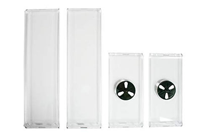 EarlyGrow 93763 Medium Seed and Herb Domed Propagator with Vented Side Height Extension, Green - size: Medium with 1 Height Extender