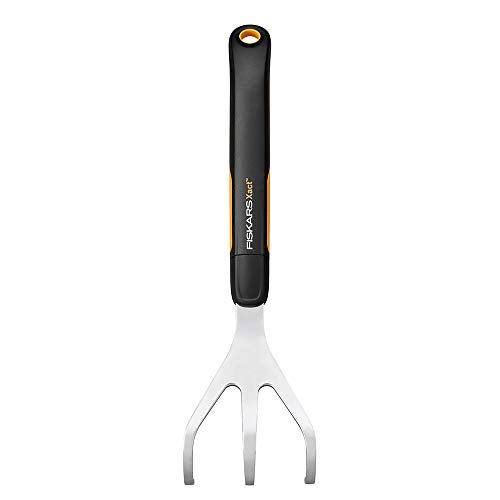 Fiskars Xact Hand Cultivator, Stainless Steel Weeder, Durable Garden Tool - size: Cultivator
