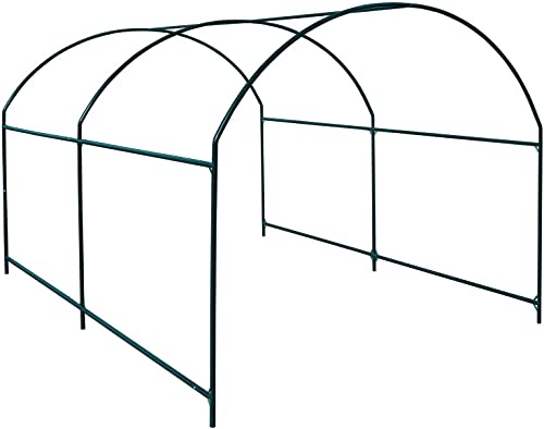 Benefit-USA Multi-Size Large Garden Support Arch Frame Climbing Plant Arch Arbor for Flowers/Fruits/Vegetables (9.8'X6.6'X5.9'), Green - size: 9.8 ft x 6.6 ft x 5.9 ft