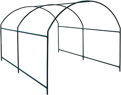 Benefit-USA Multi-Size Large Garden Support Arch Frame Climbing Plant Arch Arbor for Flowers/Fruits/Vegetables (9.8'X6.6'X5.9'), Green - size: 9.8 ft x 6.6 ft x 5.9 ft