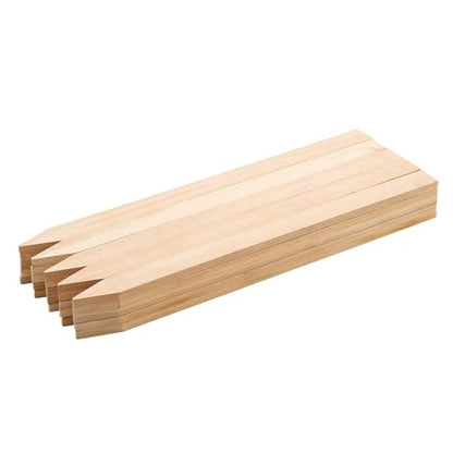 VEVOR Wooden Garden Stakes, 25 Pcs 24 x 0.5 x1.5 in Survey Grading Stakes, Garden Ground Stake with Sharp Point, Fir Wood Plant Support Stake, Sign Posts for Silt Fence Backyard Boundaries Baselines - style: 0.5 x 1.5 x 24in+25pcs