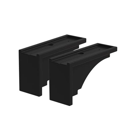 Mayne Inc Fairfield Decorative Brackets, 2-pack, Plastic, Black, Standard (5856-B) - color: Black