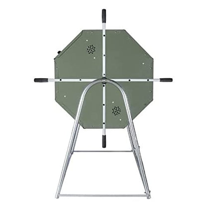 Jora Composter JK 400 - High Capacity Rotating Compost Tumbler - 13-21 Gal/Week - Heat Generating, Insulated Design - Outdoor Compost Bin Tumbler - Dual Chamber Compost Tumbler