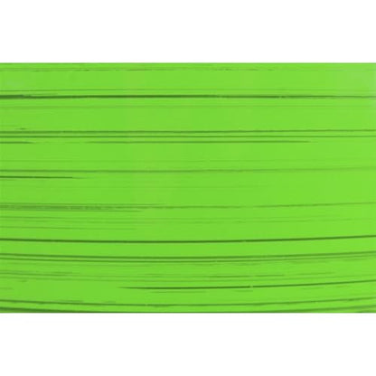 Garden Elements Indoor/Outdoor Glazed Brushed Happy Plastic Planter, Large, Bright Green, 15" - color: Bright Green