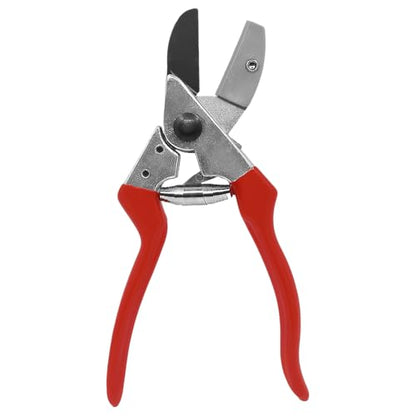 Zenport Z203 Heavy Duty Pruner, Anvil Action, Red Handles, Steel, 8.5-Inch
