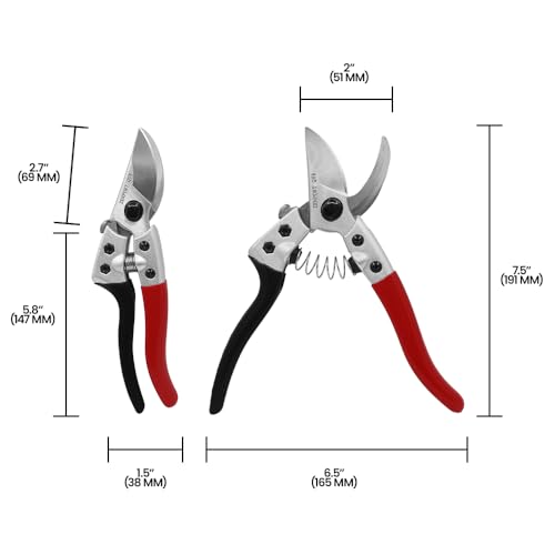 Single Hand Q Series V8 Professional Pruner - 3 Pack