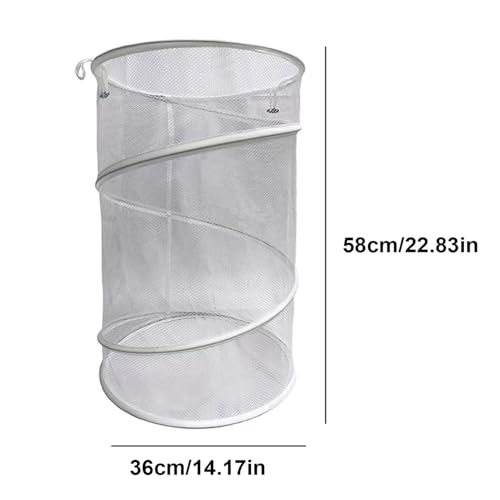 New Pop Up Insect & Bird Barrier Plant Cover Net, 14"x23" Round Foldable Mesh Protector, Garden Cage Guard with Stakes & Carry Bag, Keep Animals & Birds Out for Vegetables and Flowers White - color: White