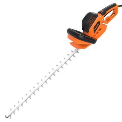 GARCARE 24-Inch Corded Hedge Trimmer Electric 680W 180° Rotating Handle