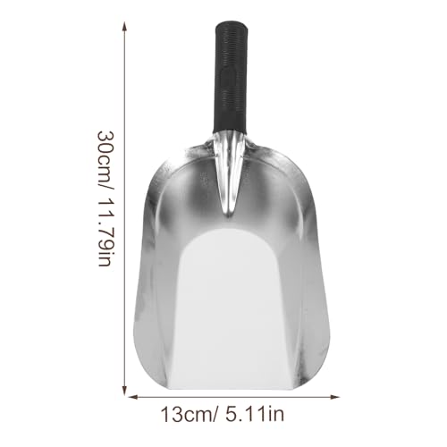Kisangel Stainless Steel Garden Trowel Square Hand Shovel for Digging Hard Soil Transplanting Loosening Planting Vegetables and Flowers Lightweight Garden Hand Tool 11.61 X 5.11 in