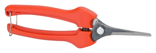 Bahco BAHP12819B30 Harvest Snip, 7-1/2" Length, 1/4" Cut, Straight Blades
