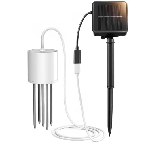 Solar Probe Expansion Kit — Compatible Add-On for 7-in-1 Wireless Soil Sensor System | Adds 1 More Monitoring Zone | Pairs to Existing Display, Up to 32 Probes Total - size: 1 Pack Probe Expansion