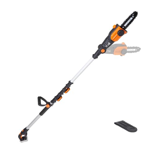WORX Cordless Pole Saw, 20V 8" Chainsaw, WG349.9 - style: Battery + Charger Not Included