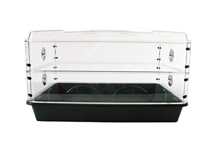 EarlyGrow 93807 Domed Propagator, 2 Height Extenders, Green - size: 2 Side Extenders with no Clip Set