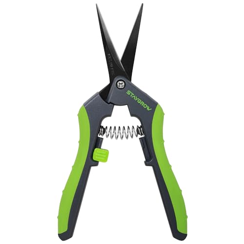 6.5" Straight Pruning Shears for Gardening Plant Trimming Scissors - size: 6.5 Inch Straight