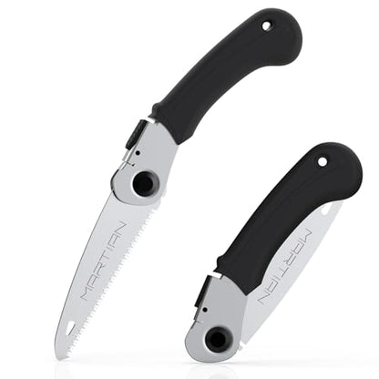 Foldable Hand Saw, Self-Locking Pruning Saw, Portable Folding Saw for Wood